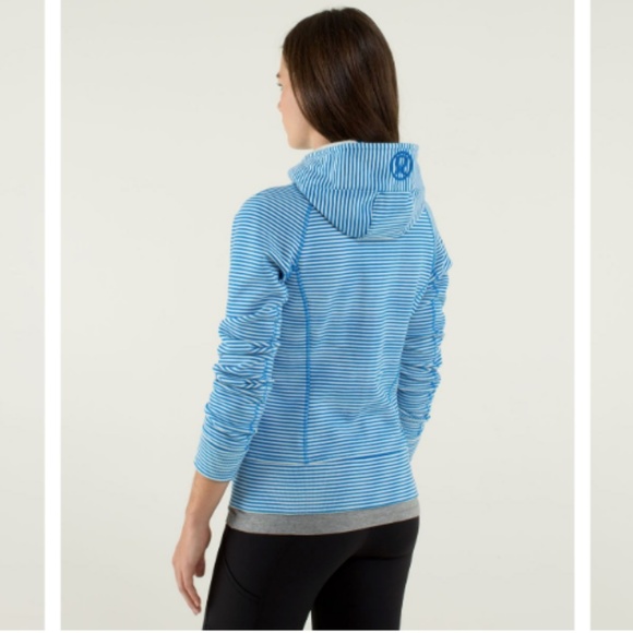 Lululemon Scuba Hoodie Stretch Slope Stripe Print - Picture 3 of 8